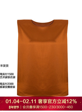 LACLOVER兰卡文Palace系列无袖垫肩T恤背心女款BC81AQ4