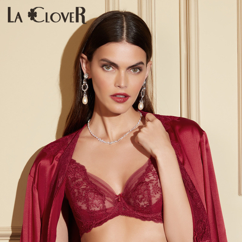 【女王心选】LACLOVER兰卡文挚爱洛可可系列蕾丝薄文胸LC13RG1