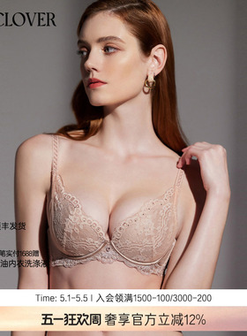 超聚拢内衣高档4/4模杯文胸小胸聚拢内衣新古典LC11XU1