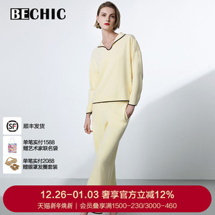 BeChic居家时光翻领分身家居套装 BC46CR2