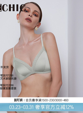 BeChic安妮日记真丝桑蚕丝无托文胸内衣女BC17CE1
