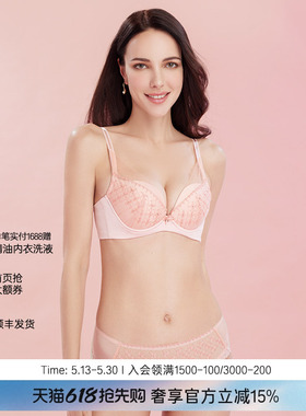 LACLOVER兰卡文星河闪烁薄透内裤蕾丝三角裤LC22SR1