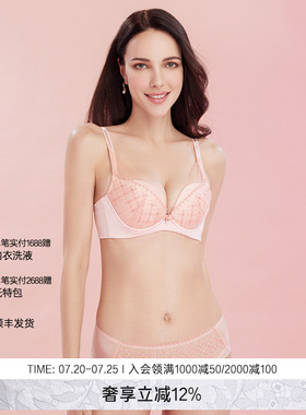 LACLOVER兰卡文星河闪烁薄透内裤蕾丝三角裤LC22SR1