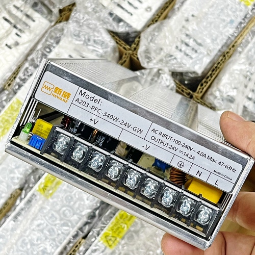 新威24V14.2A电源340W 工控自动化锂电分容 A203-PFC-340W-24V-GW