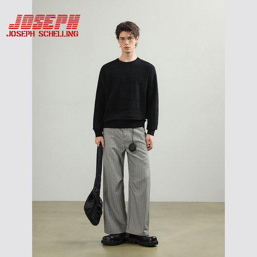 JOSEPH老钱风男圆领针织衫