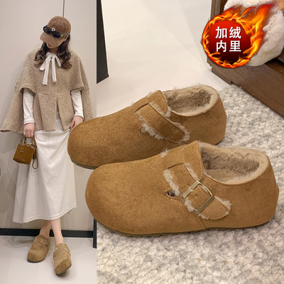 勃肯鞋女2025秋冬新款爆款一脚蹬