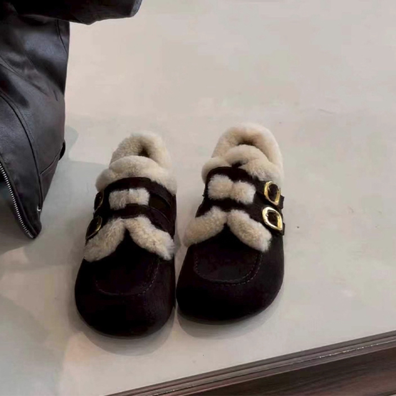 包头半拖毛毛鞋棉鞋单鞋