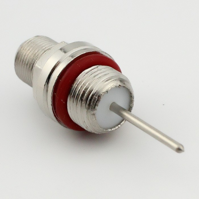 有线数字电视信号放大器接线柱配件J283转接头纯铜针转F座公英制