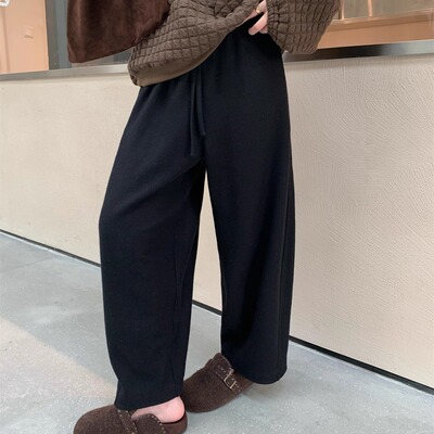 经典九分两色企鹅奶奶裤