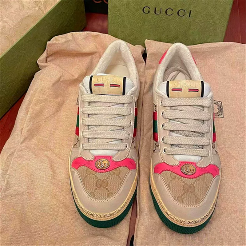 Gucci/Gucci Женские туфли загрязненные туфли