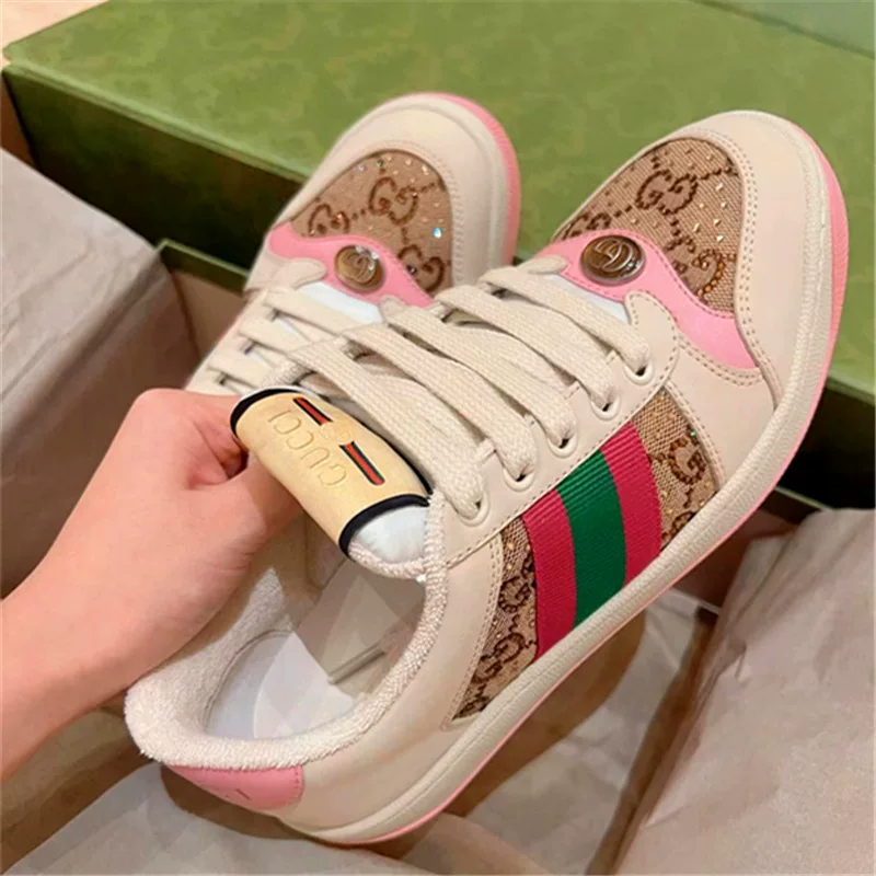 Gucci/Gucci Женские туфли загрязненные туфли