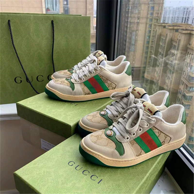Gucci/Gucci Женские туфли загрязненные туфли