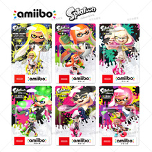 现货任天堂手办splatoon23斯普拉遁amiibo喷射战士潮色章鱼乌贼娘