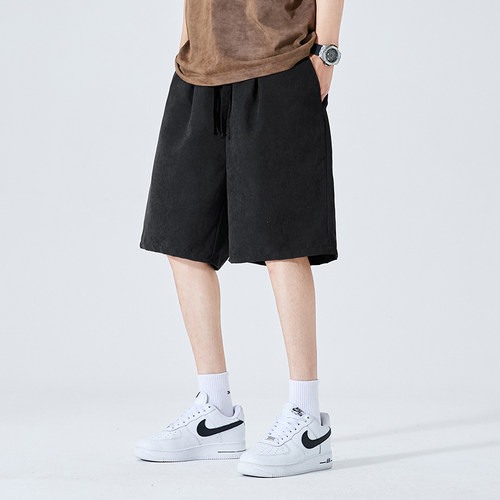 趣评测ZODF/怪兽日记麂皮绒质感宽松短裤B1-DK8312