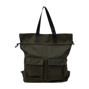 OCE简约系列双肩包两用休闲多功能可单肩帆布轻便背包斜挎书包