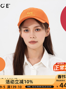 OCE多巴胺棒球帽大头围帽子棒球帽大脸显脸小宽帽檐鸭舌帽