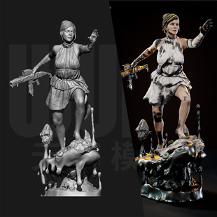 死亡搁浅2 明日 游戏 1/24GK白模手办 18比例树脂模型  6402