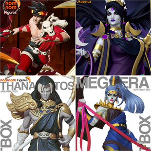 哈迪斯杀出地狱 死神 墨纪拉 妮克斯 1比24比例 GK白模手办3D模型