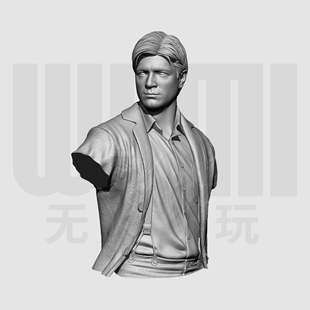 萤火虫 马尔科姆 美剧 1/10白模胸像 16比例GK树脂白模手办 1963