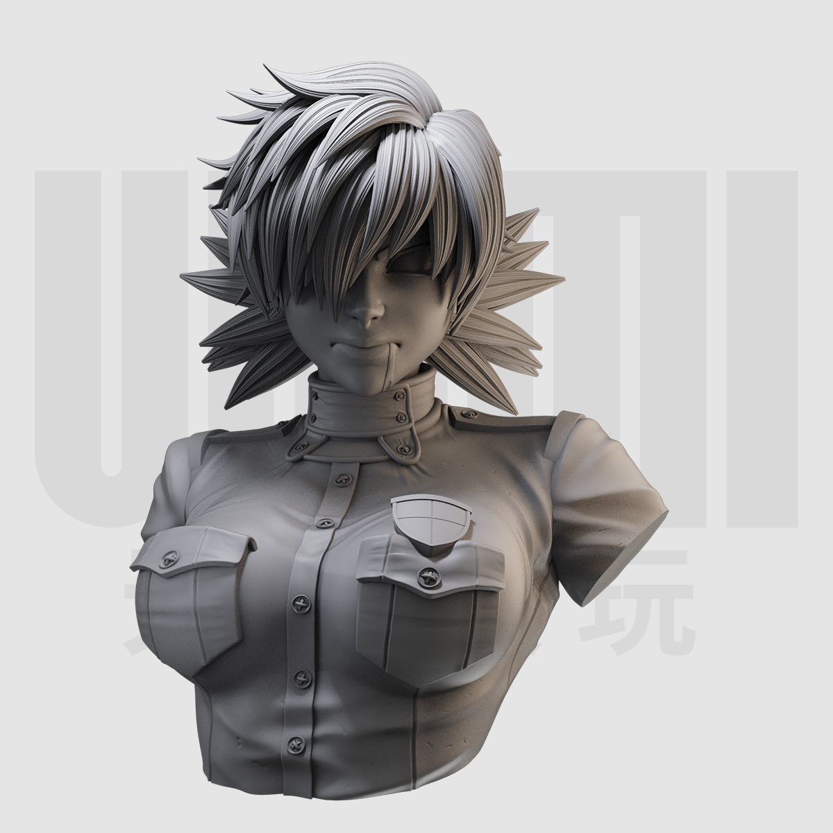 1/10 塞拉斯 皇家骑士团 日漫 16比例GK树脂白模手办模型 1175