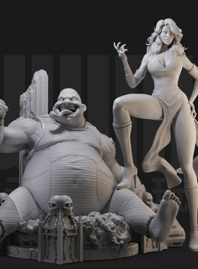 钢之炼金术师FA七宗罪 1/24白模GK手办 35比例兵人3D打印模型 646