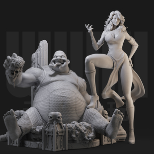 钢之炼金术师FA七宗罪 1/24白模GK手办 35比例兵人3D打印模型 646