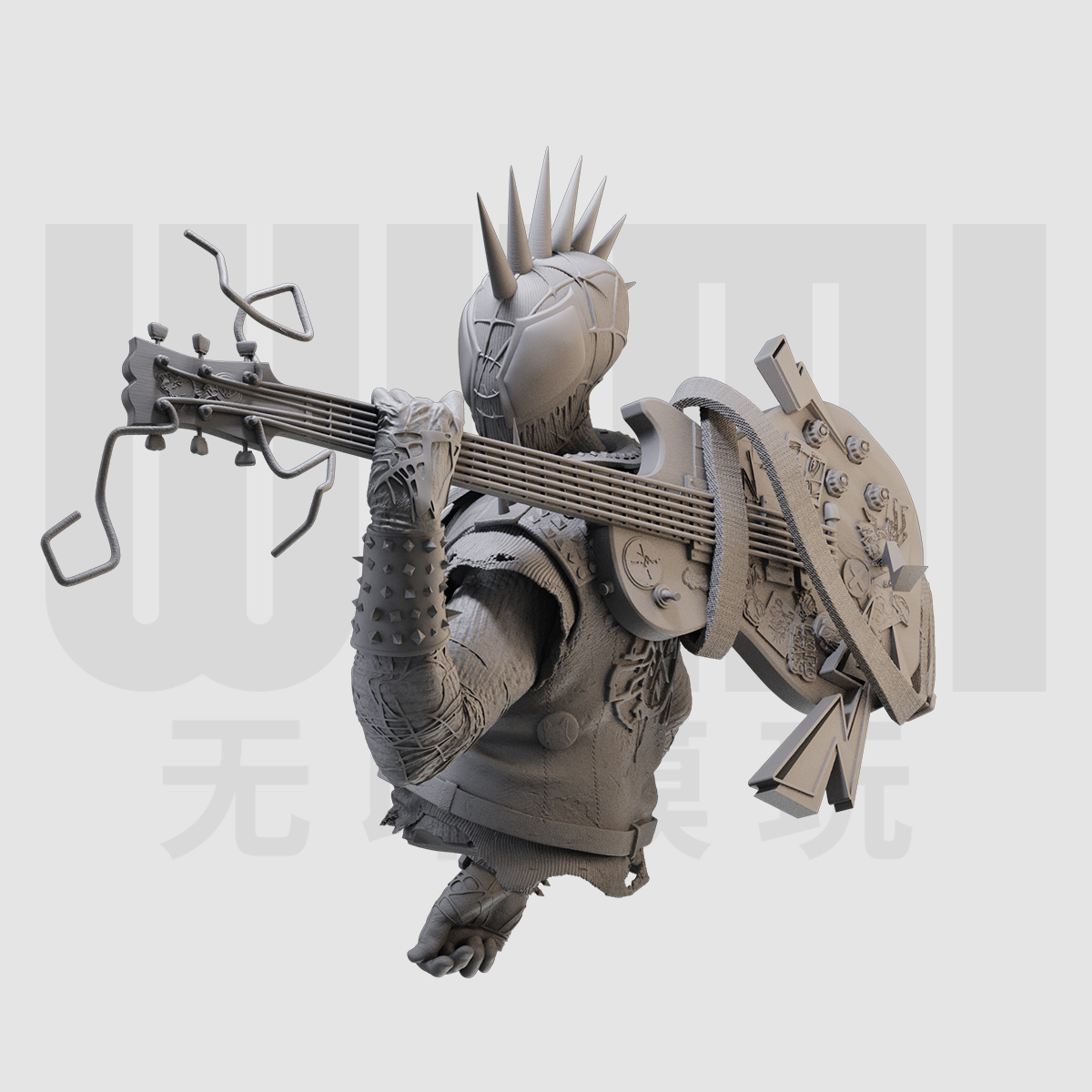 1/10 霍巴特 蜘蛛侠纵横宇宙 漫威16比例GK树脂白模手办模型 1082