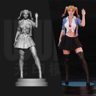 歌手 布兰妮·斯皮尔斯 1/24GK白模手办18比例树脂3D打印模型6629