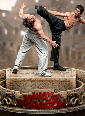 猛龙过江 李小龙 柯尔特 1/24GK白模手办 18比例树脂3D打印 6865