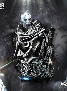 1/10 屠神者格尔 雷神 漫威 反派 16比例GK树脂白模手办模型 1013