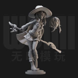 1/24为美好的世界献上祝福18比例GK白模手办 3D打印兵人模型 2037