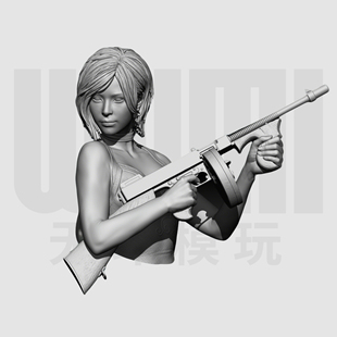 生化危机 艾达王 1/10胸像白模 16比例GK树脂白模手办模型 1802