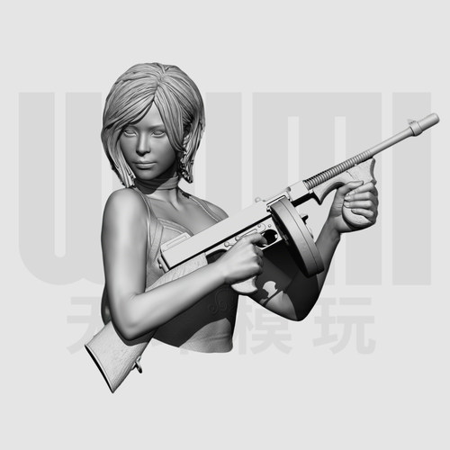 生化危机 艾达王 1/10胸像白模 16比例GK树脂白模手办模型 1802