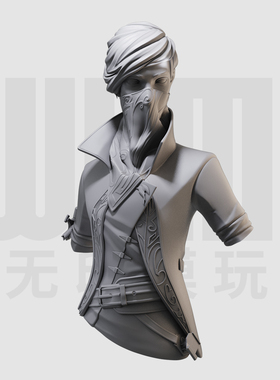 1/10 艾米丽考德温 耻辱 潜行游戏16比例GK树脂白模手办模型 1568