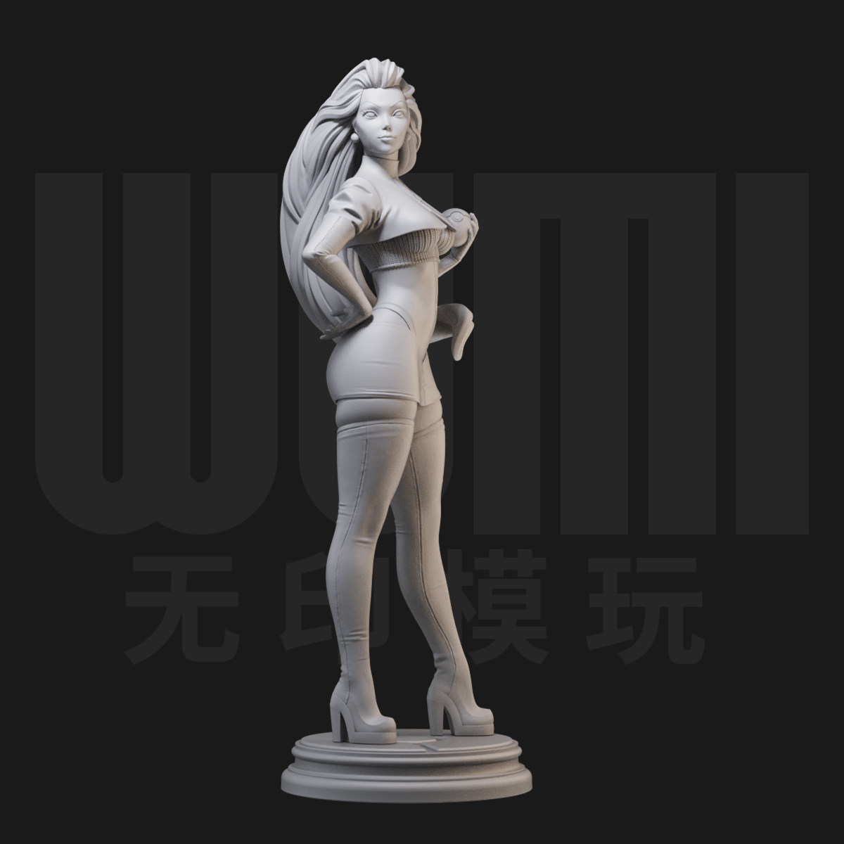 1/24武藏 火箭队精灵宝可梦 18比例GK白模手办3D打印兵人模型2125