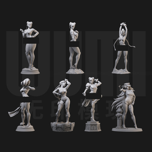 1/24春丽 嘉米泳装 街头霸王18比例GK白模手办3D打印现货模型 444