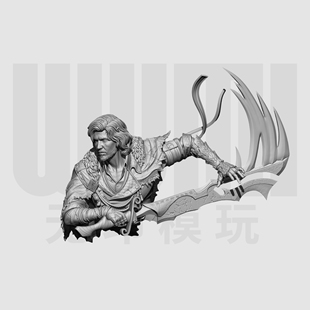 光与影33号 维尔索 1/10白模胸像 16比例GK树脂白模手办模型 1966