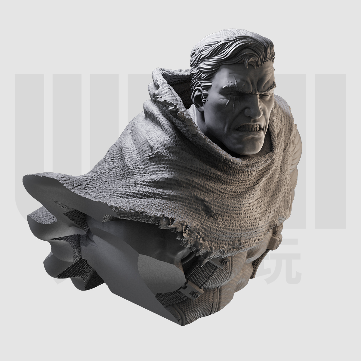 1/10 电索 X战警 漫威 逆转未来 16比例GK树脂白模手办模型 1197