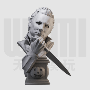 1/10麦克尔麦尔斯 月光光心慌慌 16比例GK树脂白模手办模型 596