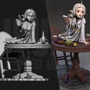 无职转生 希露菲叶特 1/24GK白模手办 18比例树脂3D打印模型 6749