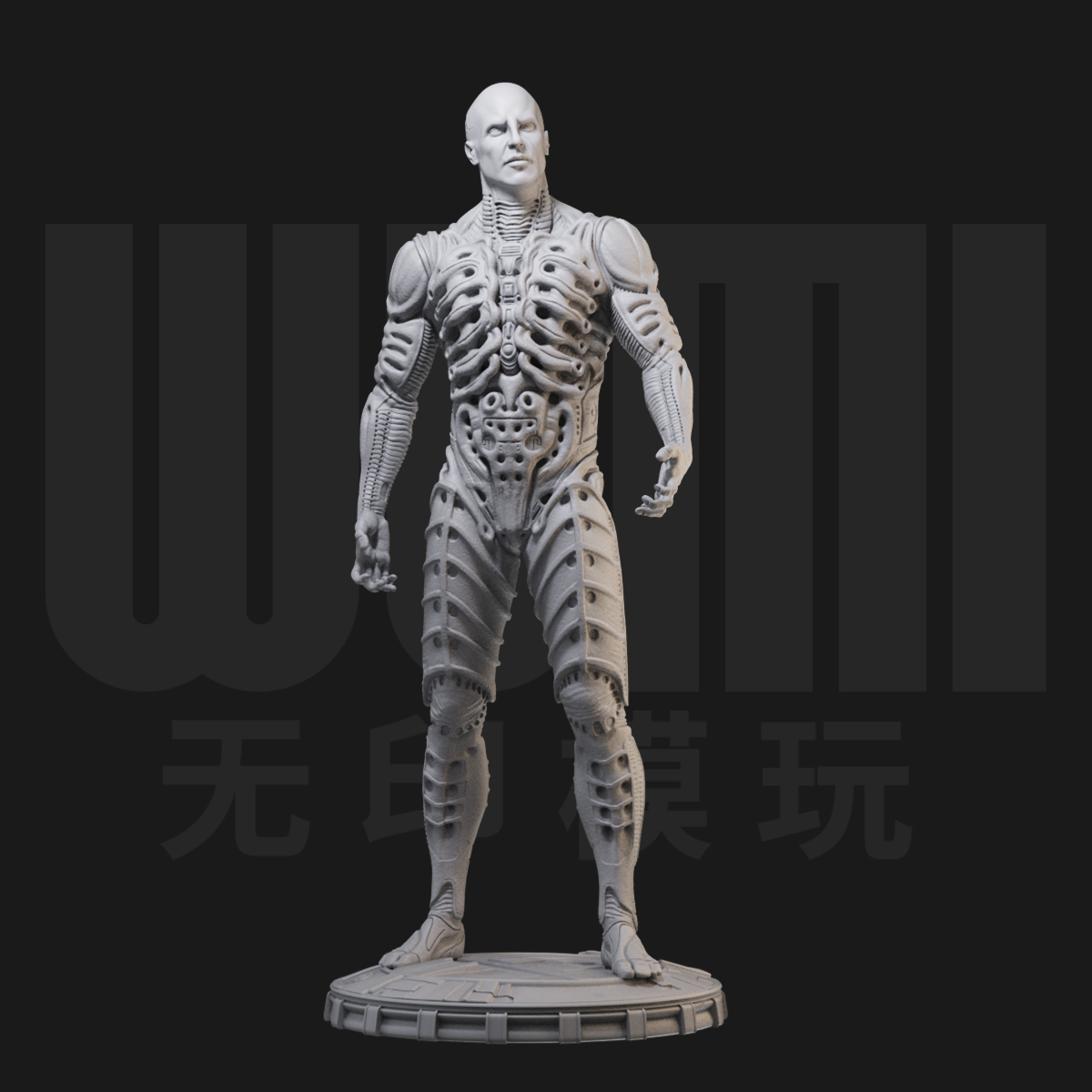 工程师 异形普罗米修斯1/24白模GK手办 18比例兵人3D打印模型1577