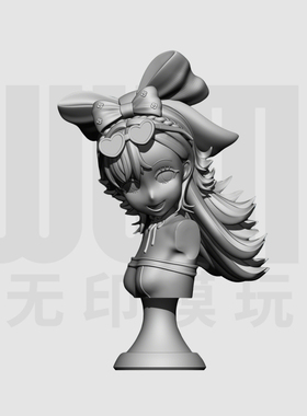 虚拟主播 可波·卡娜埃露 1/10胸像白模16比例GK树脂白模手办1777