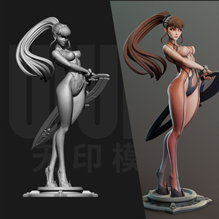 剑星 伊芙Eva 美丽的天使  1/24GK白模手办 18比例树脂模型 6415