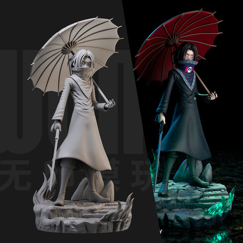 1/24 飞坦波托欧 全职猎人 18比例GK白模手办3D打印兵人模型 5415