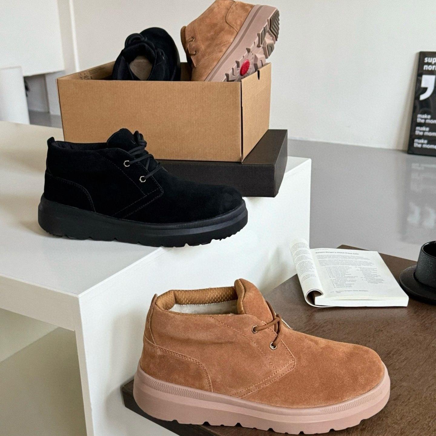 OOTD KMIT 秋冬新品 限时折扣 全新现货澳洲男鞋雪地靴羊皮毛一体