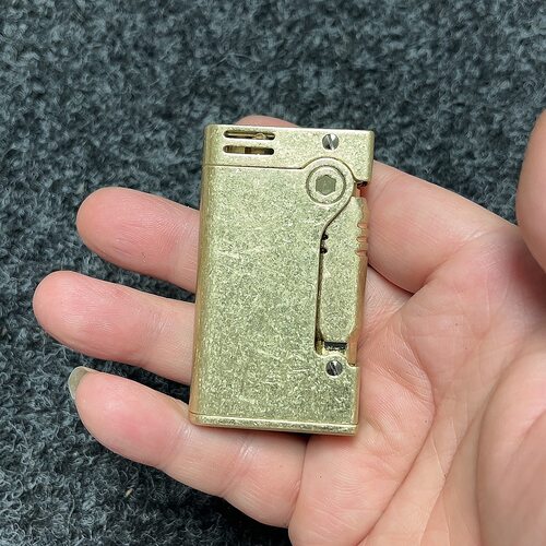 一键点火老式弯刀煤油打火机