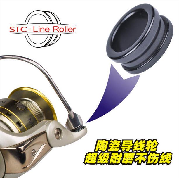 维亚渔轮配件轴承纺车轮陶瓷环导线轮抛线轮路亚轮过线环鱼轮导环