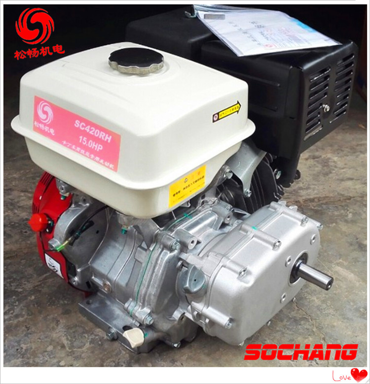 汽油机188F/13HP/190F/15HP/192F18HP卡丁车发动机带变速箱离合器