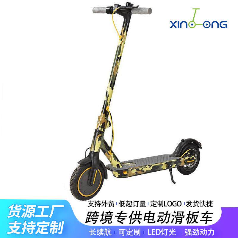 跨境电动滑板车减震缓震成人代步车懒人车可折叠电动滑板床笠拉车