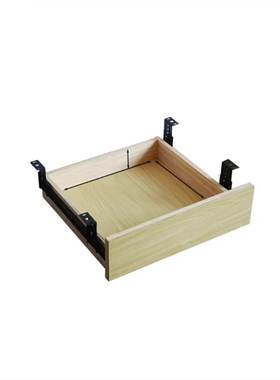 床下空间加装储物抽屉桌面下方改装吊抽屉柜子增加收纳抽屉可定制